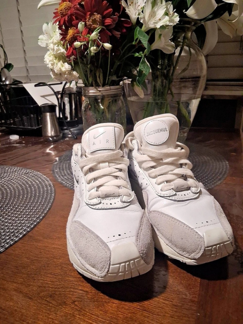 Jacquemus The Nike Air Force 1 White Sneakers US 5.5